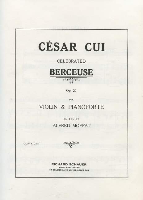 Berceuse op.20