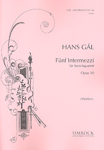 5 Intermezzi op.10