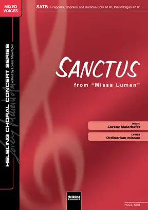 Sanctus (aus 'Missa Lumen') SATB