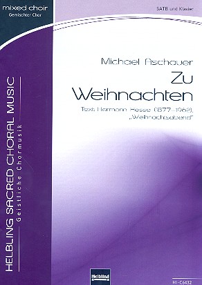 Zu Weihnachten für gem Chor und Klavier