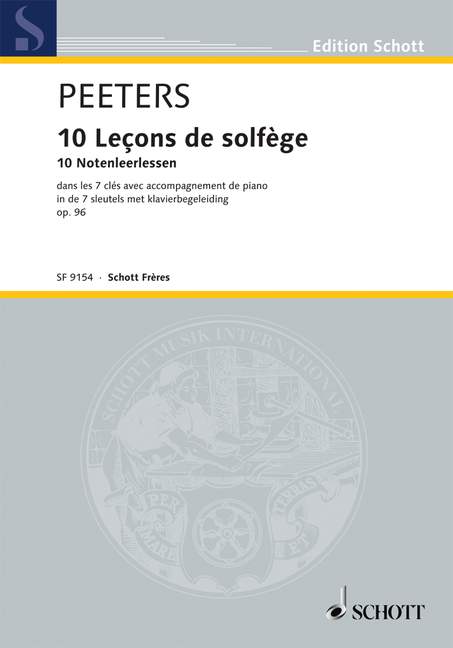 10 Leçons de solfège op. 96