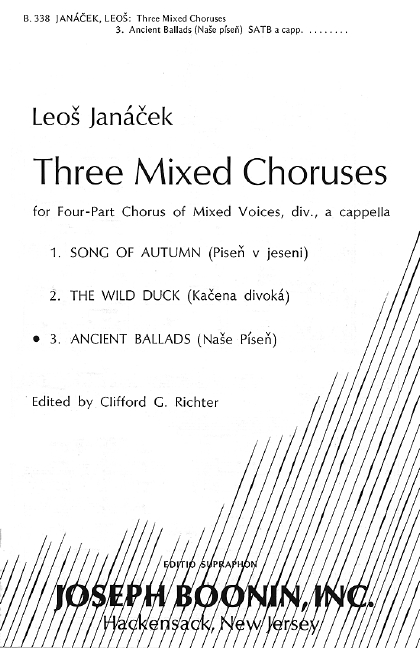 Janácek, LeoÜ 3 Mixed Choruses