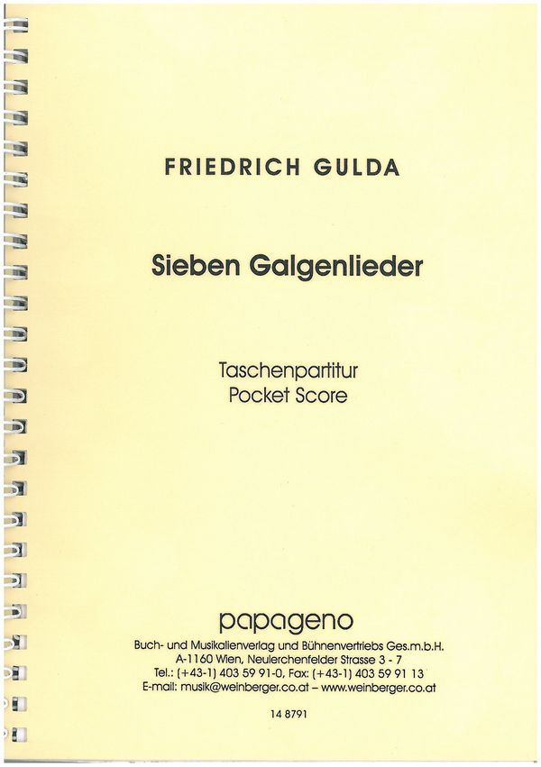 Sieben Galgenlieder