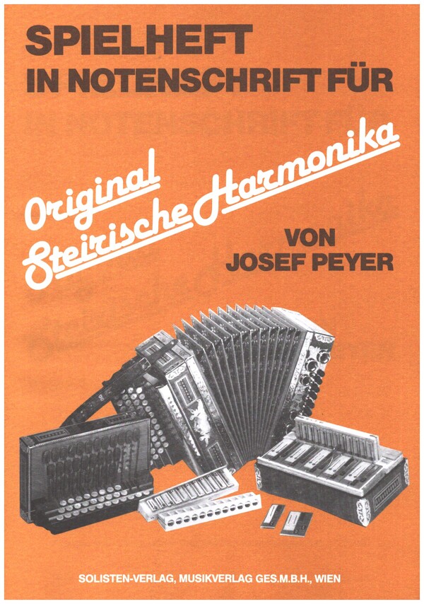 Spielheft in Notenschrift