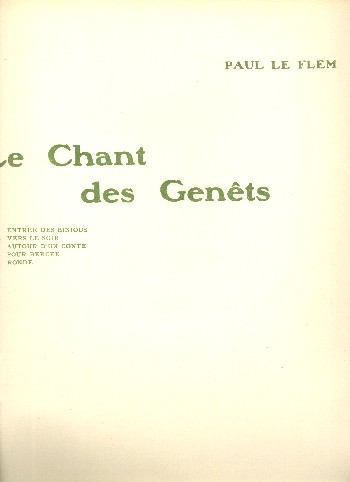 Le chant des genets