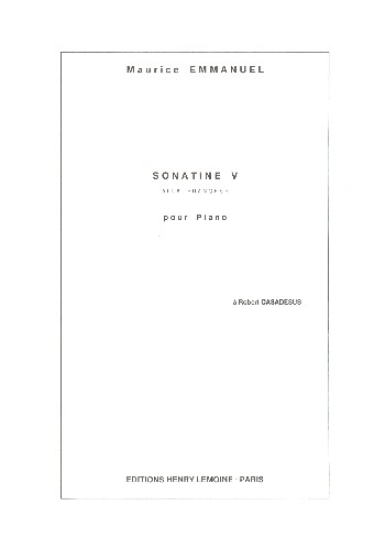 Sonatine no.5