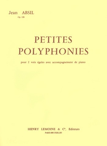 Petites polyphonies op.128