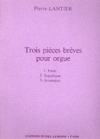 3 pièces brèves