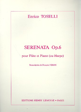 Serenata op.6 pour flute et piano