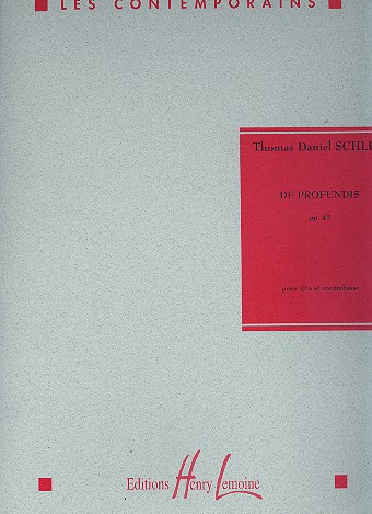 De profundis op.43 pour alto et contrebasse