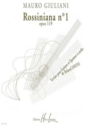 Rossiniana no.1 op.119 d'après Mauro Giuliani