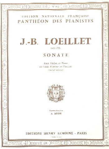 Sonate en sol mineur