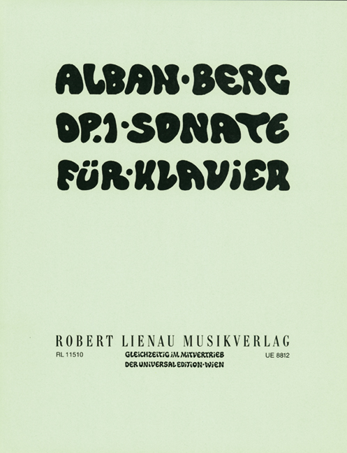 Berg, Alban Sonate op.1