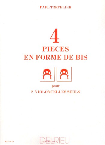4 Pièces en forme de bis