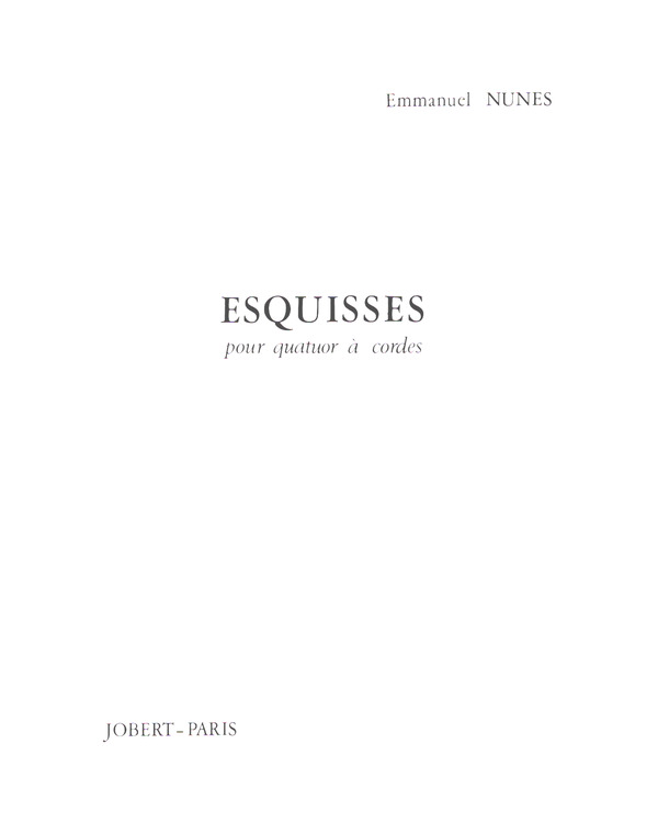 Esquisses
