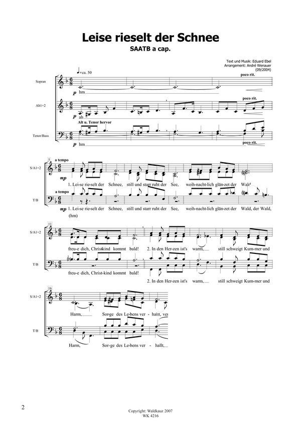 Leise rieselt der Schnee