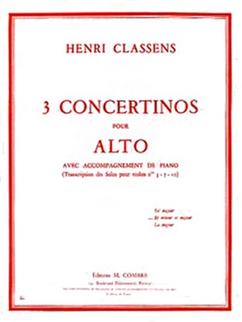 Concertino en ré mineur et majeur no.2