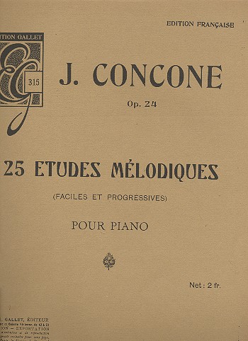 25 Études mélodiques op.24