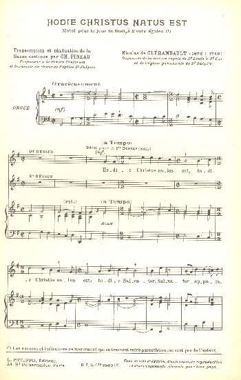 Hodie christus natus est