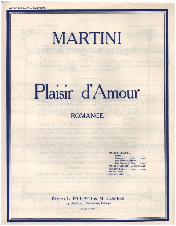 Plaisir d'amour