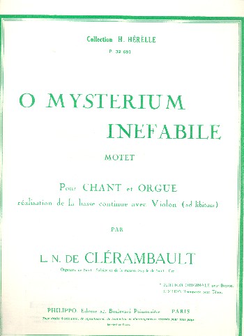 O mysterium inefabile