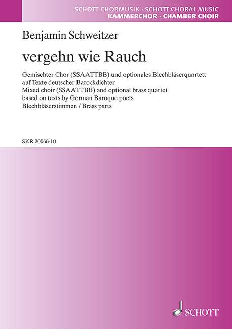 Schweitzer, Benjamin: vergehn wie Rauch