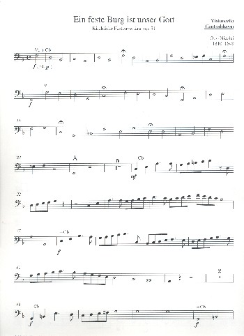 Ein feste Burg ist unser Gott op.31