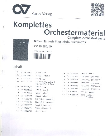 Ein feste Burg ist unser Gott op.31