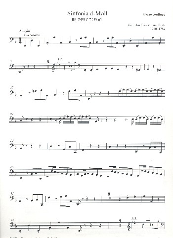 Sinfonia d-Moll BR-WFBC7/Fk65