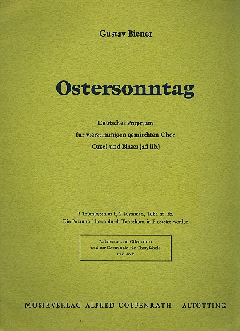 Ostersonntag für gem Chor, 2 Trompeten,