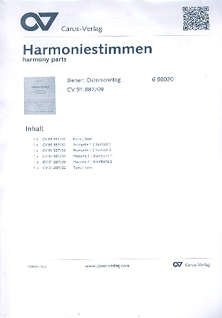Ostersonntag für gem Chor, 2 Trompeten,