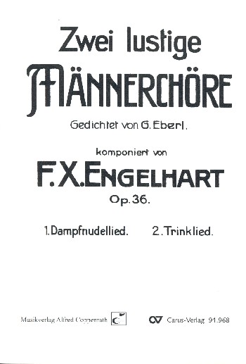 2 lustige Männerchöre