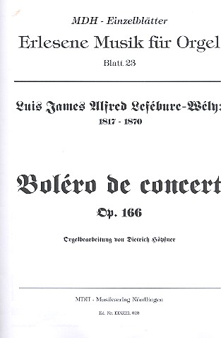 Boléro de concert op.166