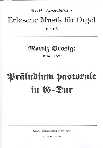 Präludium pastorale G-Dur