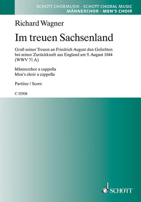 Im treuen Sachsenland WWV71A
