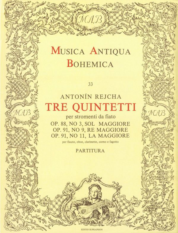 3 Quintetti per stromenti da fiato
