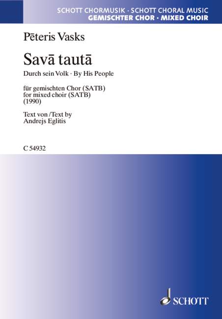 Vasks, P?teris: Sav? taut?