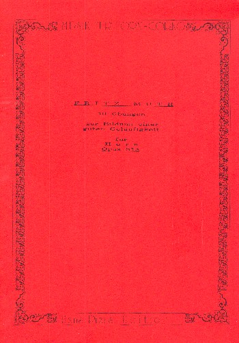 10 Übungen zur Bildung einer guten Geläufigkeit op.51a