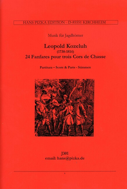 24 Fanfares pour 3 cors de chasse