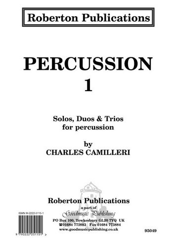 Percussion 1 - Solos Duos Trios