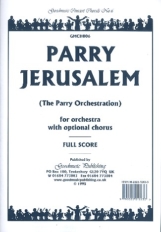 Jerusalem for orchestra (chorus ad lib)