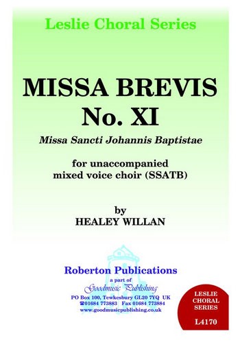 Missa brevis no.11 for mixed chorus