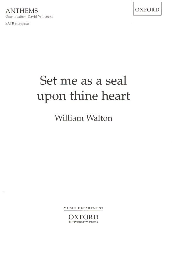 Set me as a Seal upon thine Heart