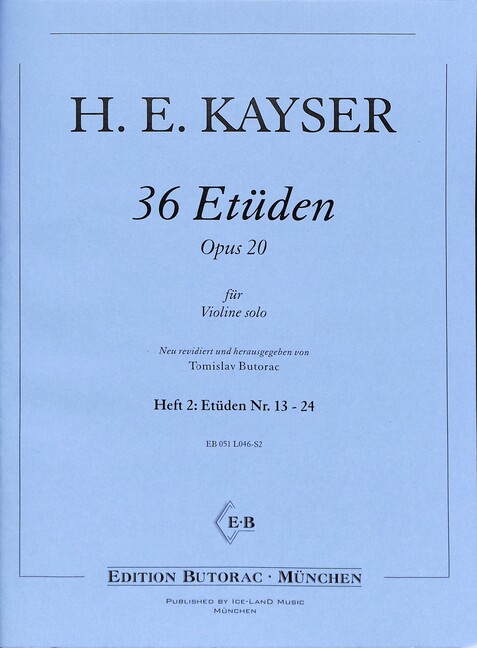 36 Etüden op.20 Band 2 (nos.13-24)