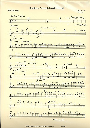 Fanfare, Vorspiel und Choral SmithWV100