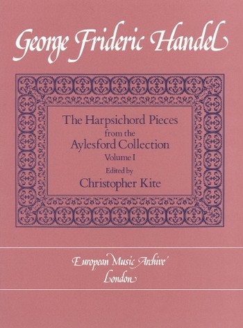 The Harpsichord Pieces from the Aylesford Collection vol.1