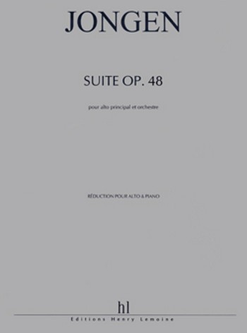 Suite op.48 pour alto et orchestre
