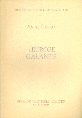 L'Europe galante