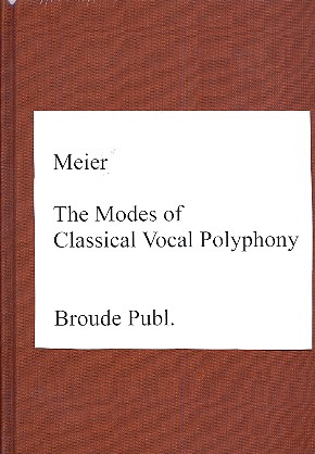 The Modes of classical  vocal Polyphony