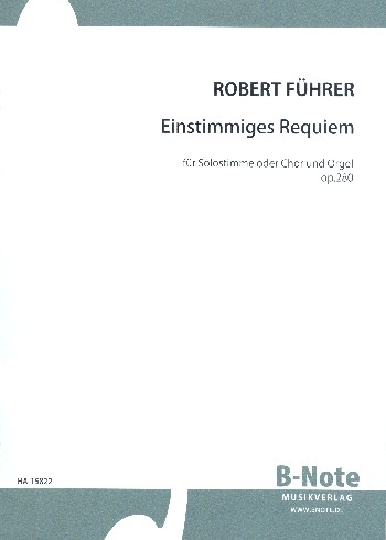 Einstimmiges Requiem op.280